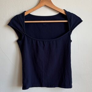Brandy Melville Navy Ella Top